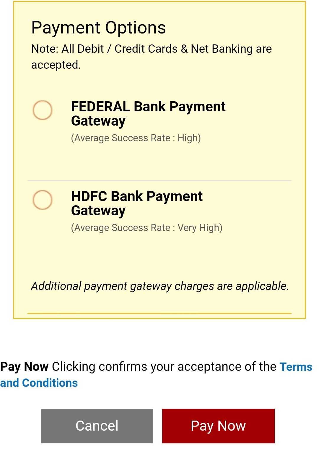 Make payment